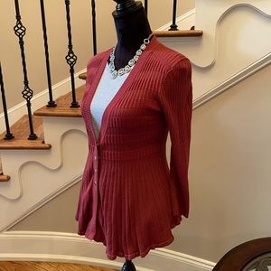 Ladies Alex Marie Snap Front Sweater